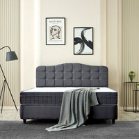 Opbergboxspring Marrakech Velvet Antraciet – 160x200 cm