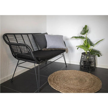 Bombay rond jute vloerkleed - naturel - Ø90 cm
