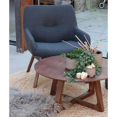 Bombay rond jute vloerkleed - naturel - Ø150 cm