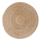 Bombay rond jute vloerkleed - naturel - Ø180 cm - beige en bruin - Mooier Thuis