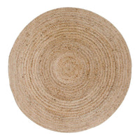 Bombay rond jute vloerkleed - naturel - Ø180 cm - Mooier Thuis