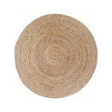 Bombay rond vloerkleed - naturel - Ø120 cm - beige en bruin - Mooier Thuis