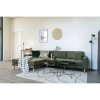 House of Nordic Tampa katoenen vloerkleed - naturel - 230×160 cm