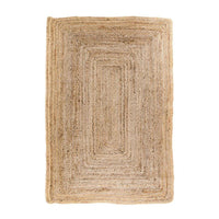 Bombay jute vloerkleed - naturel - 180×120 cm - Mooier Thuis