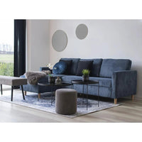 House of Nordic Havana chenille vloerkleed - blauw - 230×160 cm