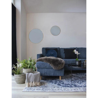 Havana chenille vloerkleed - blauw - 230×160 cm