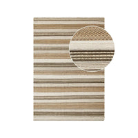 Morena jute vloerkleed - naturel/grijs - 230×160 cm - Mooier Thuis