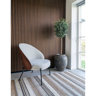 Morena jute vloerkleed - naturel/grijs - 230×160 cm