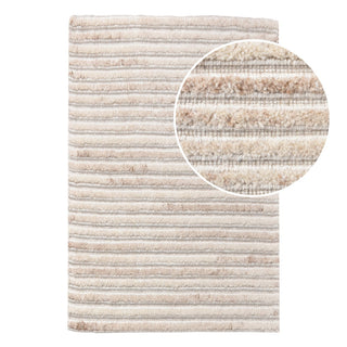 Mango Deurmat Handgetuft Wol Ivoor 60x90 cm