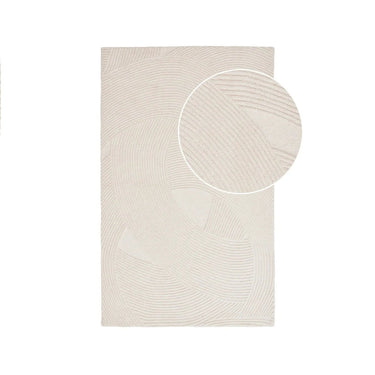 Pune wollen vloerkleed - ivoor - 230×160 cm