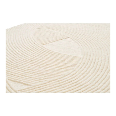 Pune wollen vloerkleed - ivoor - 230×160 cm