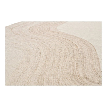 Surat wollen vloerkleed - lichtbruin/ivoor - 230×160 cm