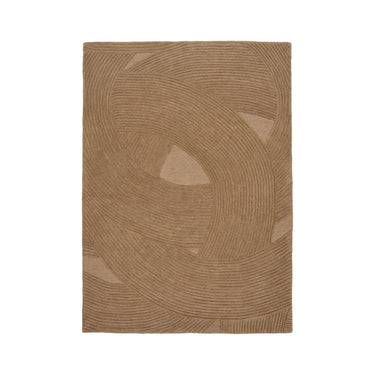 Pune wollen vloerkleed - bruin - 230×160 cm