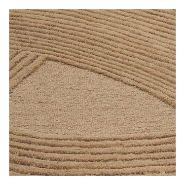 Pune wollen vloerkleed - bruin - 230×160 cm