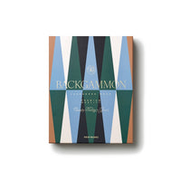 Printworks Backgammon gelakt blauw