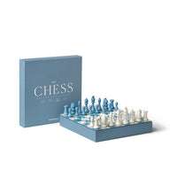 Printworks Schaakspel Classic vergrijsd blauw
