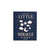 Printworks Fotoalbum Little Miracle geborduurd blauw