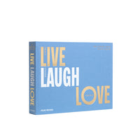 Printworks Fotoalbum Live Laugh Love liggend blauw