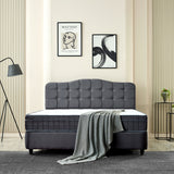 Opbergboxspring Marrakech Velvet Antraciet – 180x200 cm - velvet en metaal - Mooier Thuis