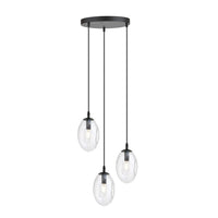 ASTRAL 3-lichts hanglamp - Helder glas - Mooier Thuis