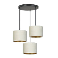 HILDE 3-lichts hanglamp - Wit fluweel premium - Mooier Thuis