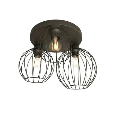 NEST 3-lichts plafondlamp - Zwart premium