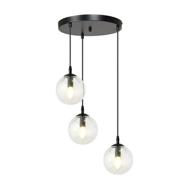 COSMO 3-lichts hanglamp - Helder glas premium