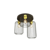 BARN 3-lichts plafondlamp - Zwart goud premium - Mooier Thuis