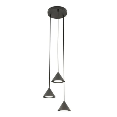 ELIT 3-lichts hanglamp - Zwart