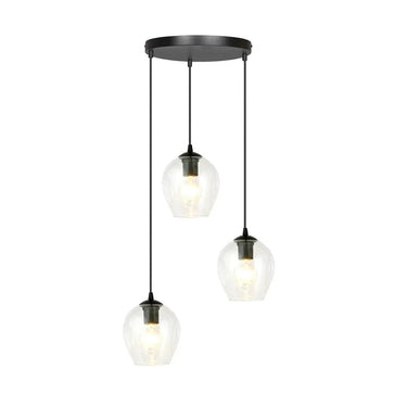 ISTAR 3-lichts hanglamp – Transparant premium