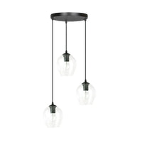 Emibig ISTAR 3-lichts hanglamp – Transparant premium