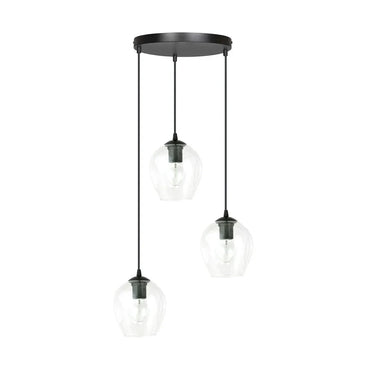 ISTAR 3-lichts hanglamp – Transparant premium
