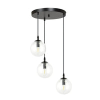 Emibig COSMO 3-lichts hanglamp - Helder glas premium