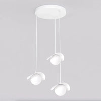 Emibig RITUAL 3-lichts hanglamp - Wit glas