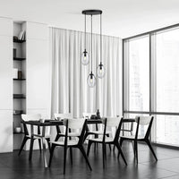 Emibig ASTRAL 3-lichts hanglamp - Helder glas - Mooier Thuis