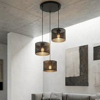 Lux hanglamp 3-lichts zwart premium