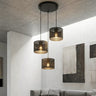 Lux hanglamp 3-lichts zwart premium hanglamp met lampenkap - sfeervol in een Industrieel interieur