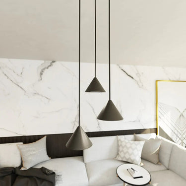 ELIT 3-lichts hanglamp - Zwart