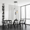 ASTRAL 3-lichts hanglamp - Mix hanglamp met ronde bol - 40 cm breed
