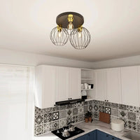 Emibig NEST 3-lichts plafondlamp - Zwart goud premium - Mooier Thuis