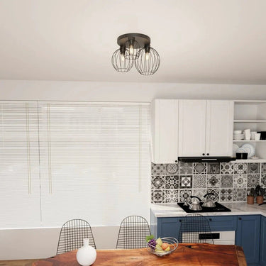 NEST 3-lichts plafondlamp - Zwart premium