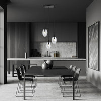 ASTRAL 3-lichts hanglamp - Helder glas - afbeelding 2