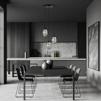 ASTRAL 3-lichts hanglamp - Smoked glas - afbeelding 2