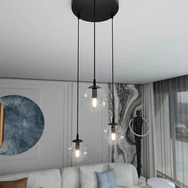 COSMO 3-lichts hanglamp - Helder glas premium