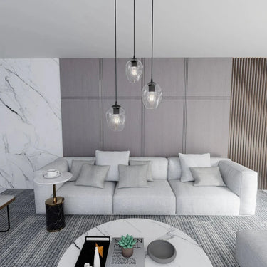 ISTAR 3-lichts hanglamp – Transparant premium
