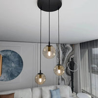 COSMO 3-lichts hanglamp - Amber glas premium - afbeelding 2