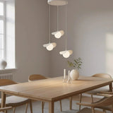 RITUAL 3-lichts hanglamp - Wit glas hanglamp met lampenkap - afbeelding 5