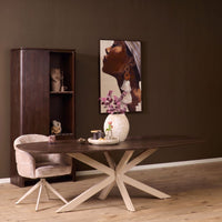 Eiken Eettafel Ferris Deens Ovaal 280 cm