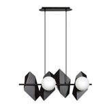 DRIFTON 4-lichts hanglamp – zwart