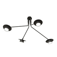 MIZU 4-lichts plafondlamp - Zwart - Mooier Thuis